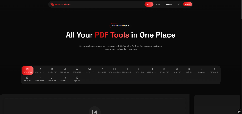 ConvertUniverse Preview